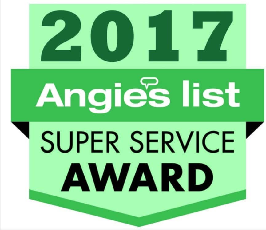 Angie's List 2017 Super Service Award