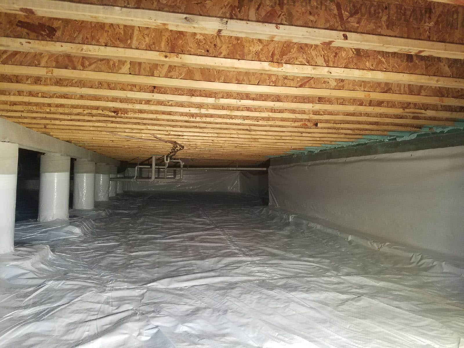 crawl space encapsulation system