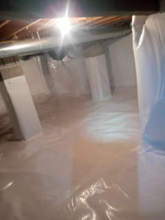 crawl space encapsulation system