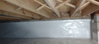 crawl space encapsulation system